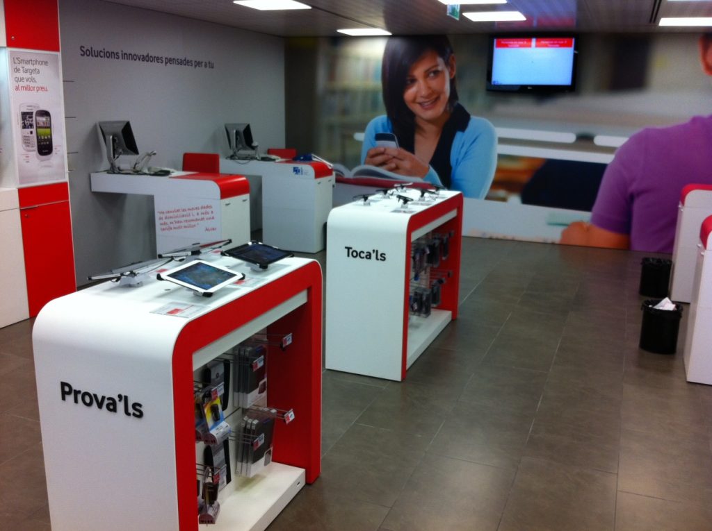Tiendas Vodafone “llave en mano”
