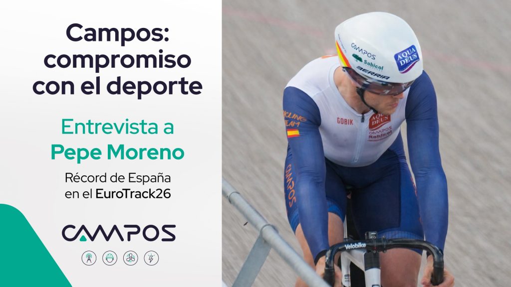 Pepe Moreno en competición con el patrocinio de Campos en el EuroTrack26